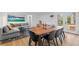 Inviting living space featuring a plush sectional sofa, sleek coffee table, and elegant decor at 3198 W Amherst Ave, Denver, CO 80236