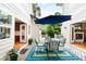 Cozy outdoor space with stylish patio furniture and seamless indoor-outdoor flow for relaxation and entertaining at 6032 Umber St, Arvada, CO 80403