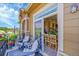 Relax on the patio overlooking the pond, accessible through sliding glass doors to the dining area at 3751 W 136Th Ave # F4, Broomfield, CO 80023