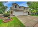 Two-story townhome with attached two-car garage and well-manicured lawn at 7946 S Kittredge St, Englewood, CO 80112