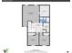 Floorplan of the 2nd floor, featuring 3 bedrooms, 2 bathrooms and a laundry room at 7946 S Kittredge St, Englewood, CO 80112