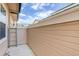 Private patio area with concrete surface and wood fence, offering outdoor space at 3993 S Dillon Way # 104, Aurora, CO 80014