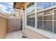 Private patio with door access, and large windows at 3993 S Dillon Way # 104, Aurora, CO 80014