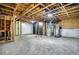 Unfinished basement with exposed beams and utilities at 9445 E 106Th Pl, Commerce City, CO 80640