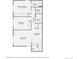 Detailed floor plan showcasing the layout of the home and room dimensions at 4400 S Quebec St # 204T, Denver, CO 80237