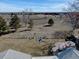 Large fenced backyard, patio, with room for outdoor seating and recreation at 7160 S Jellison St, Littleton, CO 80128