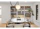 Dining space with backyard views, showcasing a stylish table and chairs at 456 Cherry St, Denver, CO 80220