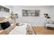 Beautiful modern main bedroom with bright windows and hardwood floors at 456 Cherry St, Denver, CO 80220
