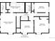 Detailed floor plan showcasing the layout of bedrooms and primary bathroom at 592 Brook Dr, Idaho Springs, CO 80452