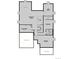 Basement floor plan featuring a recreation room, flex room, bedroom, bathroom, and unfinished storage at 8607 Yellowcress St, Littleton, CO 80125