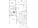 Detailed floor plan featuring a gourmet kitchen, primary bedroom, multiple bedrooms, and a two-car garage at 8607 Yellowcress St, Littleton, CO 80125