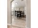 Cozy dining area featuring modern table set and soft lighting at 377 Stuart St, Denver, CO 80219