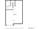Basement floor plan showcasing layout of utility and basement at 14300 Waterside Ln # E3, Broomfield, CO 80023