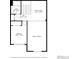 Upstairs floor plan showcasing layout of bathroom, Gathering room, hall, and bedroom at 14300 Waterside Ln # E3, Broomfield, CO 80023
