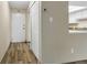 Hallway with a closet and front door at 14152 E Linvale Pl # 408, Aurora, CO 80014