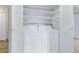 Laundry closet with full-size washer and dryer at 14152 E Linvale Pl # 408, Aurora, CO 80014