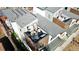 Aerial view of a rooftop terrace with outdoor seating and barbecue area at 4035 Fenton Ct, Wheat Ridge, CO 80212