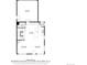 Detailed floor plan showcasing the layout of the home, including the living areas, kitchen, and bathrooms at 4035 Fenton Ct, Wheat Ridge, CO 80212