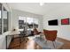 Bright office space with modern desk and comfortable seating, perfect for working from home at 4035 Fenton Ct, Wheat Ridge, CO 80212