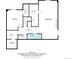 Floor plan showcasing the layout of the home's basement level at 3791 Charterwood Cir, Highlands Ranch, CO 80126