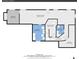 Layout of basement floor plan featuring a recreation room, laundry, bathroom, storage, and a bedroom at 12423 W 68Th Ave, Arvada, CO 80004