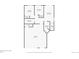 Basement floor plan featuring the bedrooms, bathroom, storage, rec room and the garage at 5534 Killarney St, Denver, CO 80249
