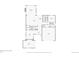 First floor plan layout showcasing the kitchen, living room, office, and garage at 13979 Night Owl Ln, Parker, CO 80134