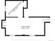 First floor floorplan showing Gathering room and non-conforming bedroom perfect for extra space at 2136 S Balsam Ct, Lakewood, CO 80227