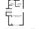 Floorplan displays a recreation room, bathroom, and laundry room on the first floor at 2136 S Balsam Ct, Lakewood, CO 80227