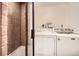 Functional laundry area with washer, dryer, and convenient tile shower nearby at 325 Four O Clock Rd # 303, Breckenridge, CO 80424