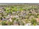 An aerial view of homes and the golf course in the neighborhood at 3889 S Fraser St, Aurora, CO 80014