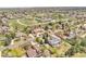An aerial view of homes in the neighborhood at 3889 S Fraser St, Aurora, CO 80014