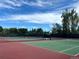 Outdoor tennis courts featuring well-maintained surfaces and shaded benches for players at 3889 S Fraser St, Aurora, CO 80014