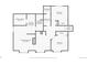 Floorplan of second level shows primary bedroom with fireplace, bathroom, and other rooms at 10627 Chautauga Mtn, Littleton, CO 80127