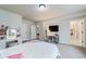 Bright bedroom features a vanity, perfect for getting ready, and natural light at 445 Panoramic Dr, Monument, CO 80132
