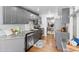 Stylish kitchen showcasing stainless steel appliances and granite countertops at 152 S Jackson St, Denver, CO 80209