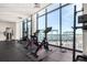 Gym offering stationary bikes with beautiful city views and stadium views at 1901 Wazee St # 807, Denver, CO 80202