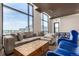 Bright lounge area with large windows, comfortable seating, and stylish decor at 1901 Wazee St # 807, Denver, CO 80202