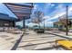 Entertain on the rooftop terrace, featuring stylish seating and picturesque city skyline views at 1901 Wazee St # 807, Denver, CO 80202