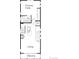 Floor plan showcasing the home's kitchen, living area, balcony, primary suite, and bathroom layout at 5027 N Walden Way, Denver, CO 80249