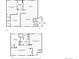 Detailed floor plan showcasing the layout of the home's two floors at 15691 E Atlantic Cir, Aurora, CO 80013