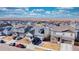 Aerial view of a neighborhood showcasing well-maintained homes, landscaping, and street views in a suburban setting at 9227 Salida St, Commerce City, CO 80022