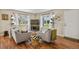 Stylish living room with natural light, hardwood floors, and comfortable seating arrangement at 2557 S Dover St # 12, Lakewood, CO 80227