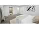 Bright bedroom with ensuite bathroom with modern decor at 11351 Quivas Way, Denver, CO 80234