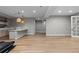 Spacious basement with light-colored floors and ample lighting fixtures at 2794 Heron Lakes Pkwy, Berthoud, CO 80513