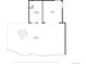 Basement floor plan featuring a storage area, gym, and patio at 393 Dixon Rd, Boulder, CO 80302