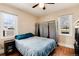 Bedroom with hardwood floors and a large wardrobe at 2754 S Sherman St, Englewood, CO 80113