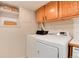 Basement laundry area with washer and dryer units at 2754 S Sherman St, Englewood, CO 80113