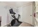 Basement exercise area with Peloton bike at 2354 S Ogden St, Denver, CO 80210