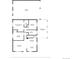 Floor plan details second floor featuring living room, kitchen, dining area and bedrooms dimensions at 6193 Holland St, Arvada, CO 80004
